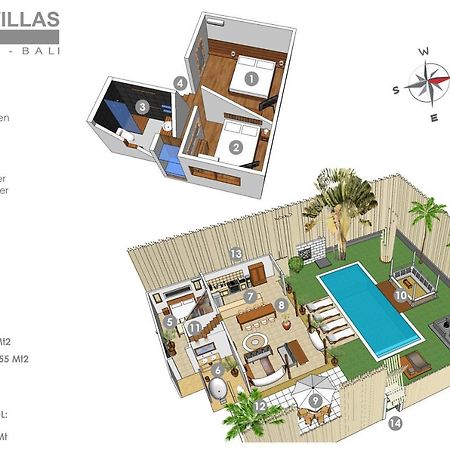 3Br Villa Rabu - Minggu Villas Seminyak エクステリア 写真